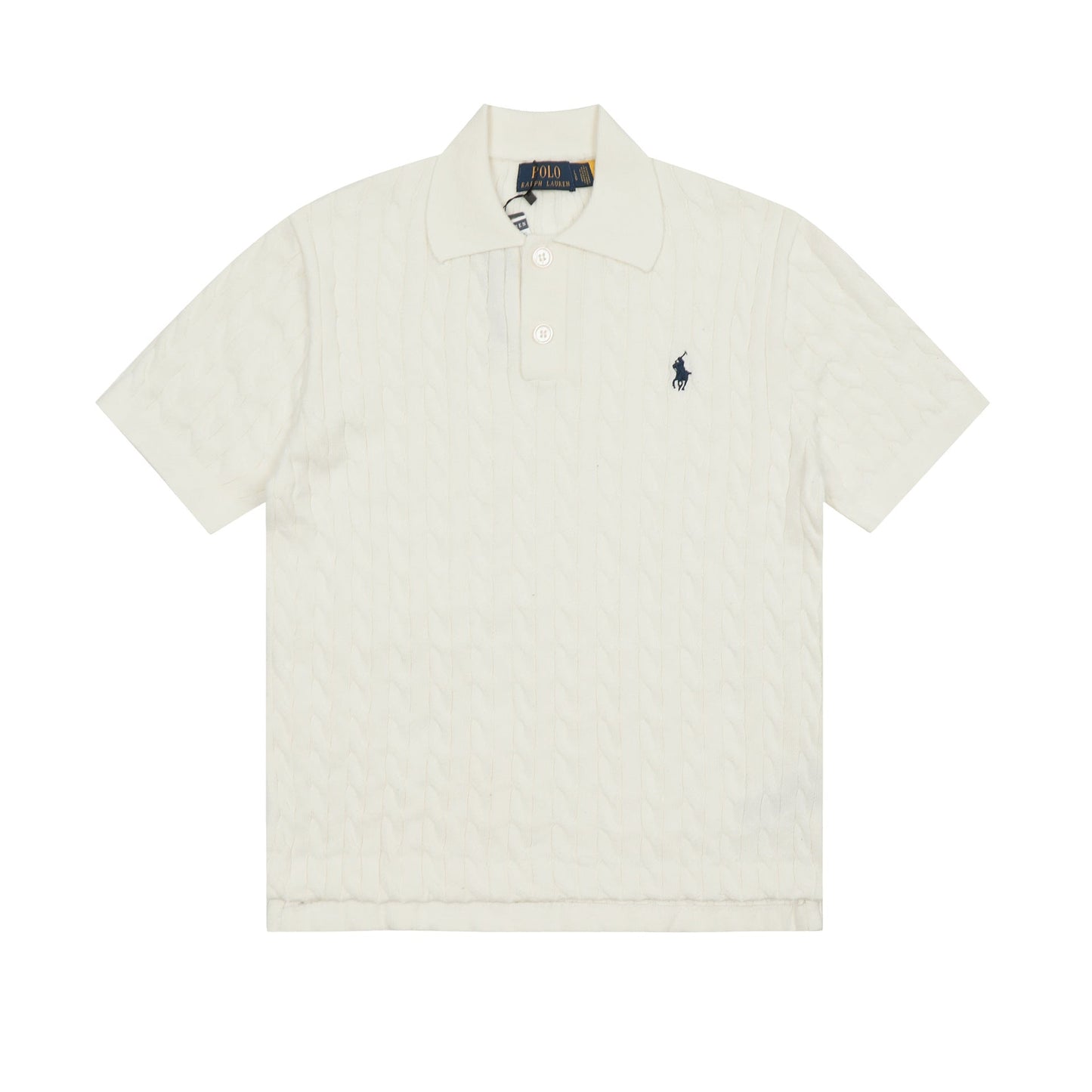 Ralph Lauren Knitted sweaters Ralph Lauren Knitted Short Sleeved Shirt POLO Lapel Knitted Short Sleeve Small Twist Lapel T-Shirt