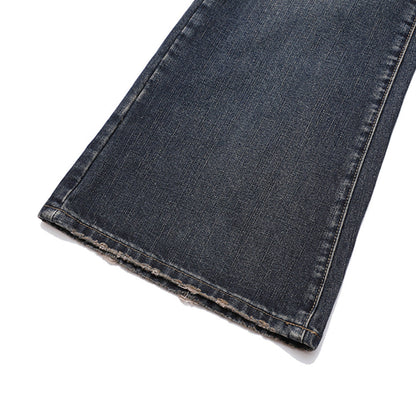 Women Pants Ripped Jeans Women Slim-Fitting Straight Pants Trousers