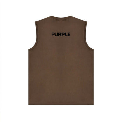 Purple Brand Tank T Shirts Sleeveless T-shirt Vest