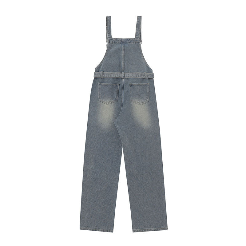 Cargo Pants Retro Overalls Jumpsuit
