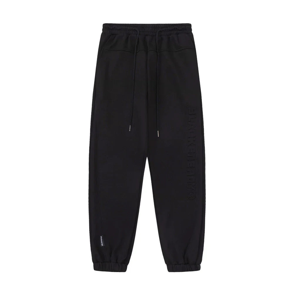 Men Sweatpants Loose Sweatpants Men's Lettered Casual Elastic Waist Ankle-Tied Sports Trousers