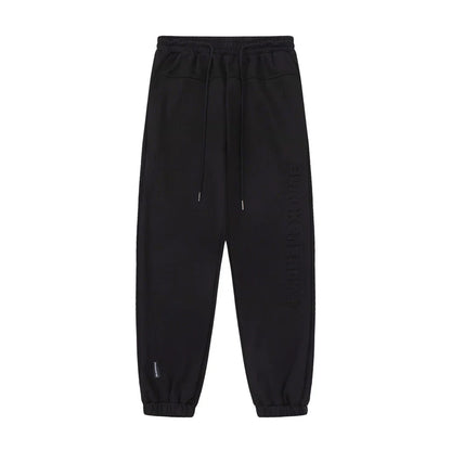 Men Sweatpants Loose Sweatpants Men's Lettered Casual Elastic Waist Ankle-Tied Sports Trousers