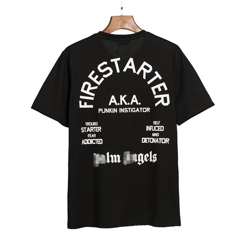 Palm Angle T Shirts Flame Skull Print