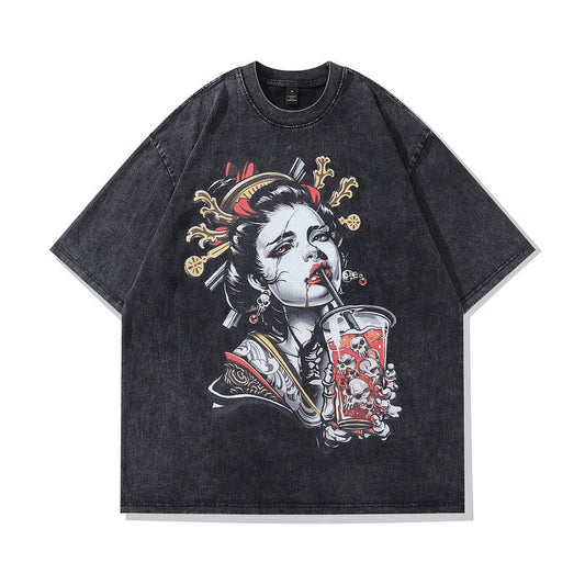 Men's T-Shirt Short-Sleeved T-shirt for Men and Women