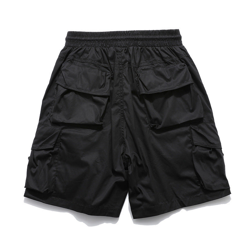 Men Shorts Summer Multi-Pocket Functional Workwear Shorts