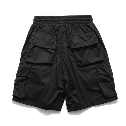 Men Shorts Summer Multi-Pocket Functional Workwear Shorts