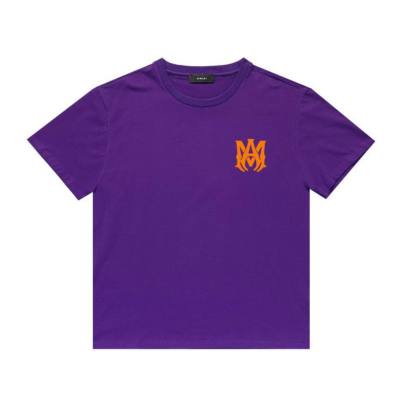 Amiri T Shirt Letter Print Casual round Neck Short Sleeve T-shirt