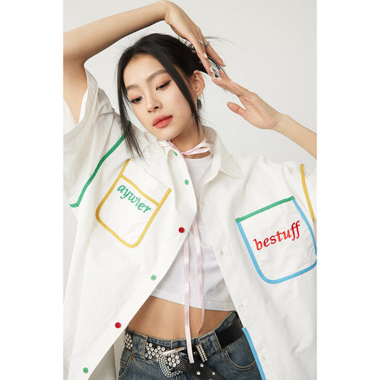 Unisex Shirt Cute Loose Summer Coat