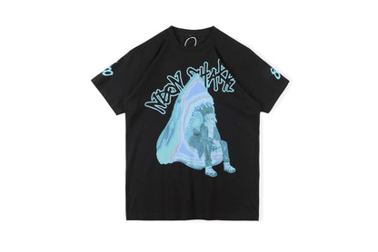 Cpfm T Shirt 21ss Cartoon Gradient Printing Men's and Women's Short-Sleeved T-shirt