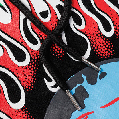 Gallery Dept Hoodie Flame Earth Fleece Hoodie Sweater