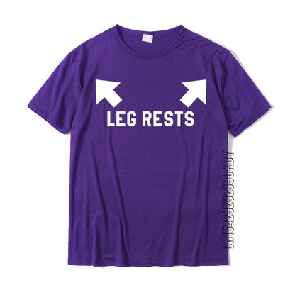 Funny Leg Rests Dad Joke Gift T-Shirt Adult Oversized Hi