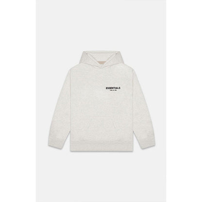 Fog Essentials Hoodie Sweater Black Letters Flocking