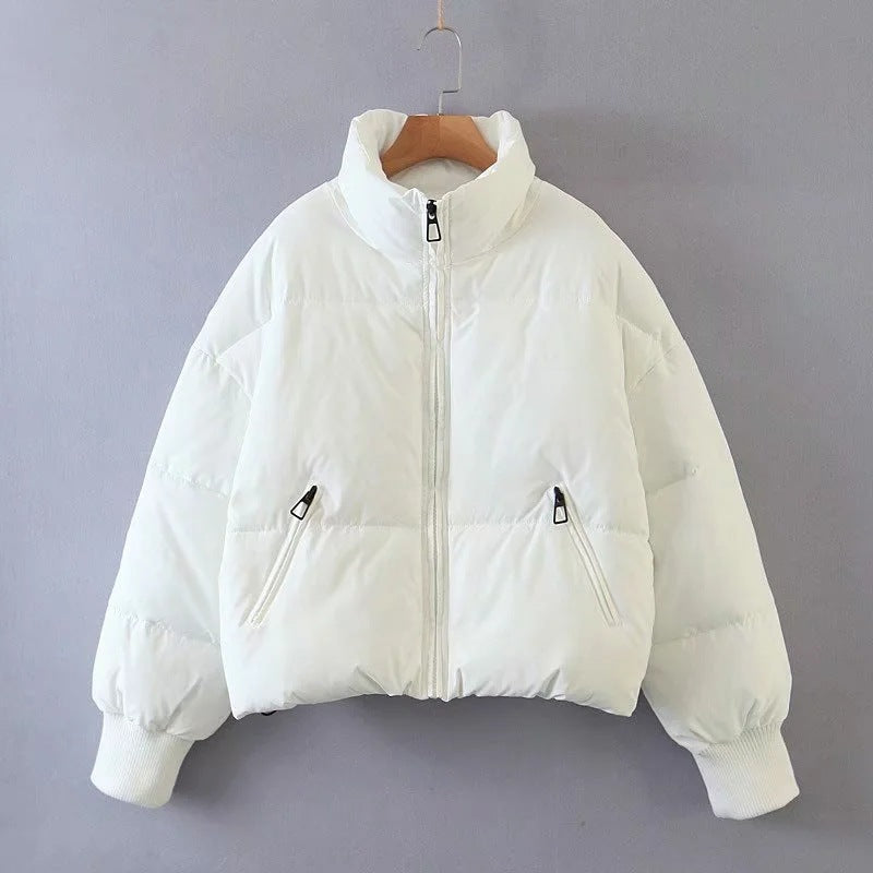 Women Cotton Coat Loose and Warm Idle Style down Jacket