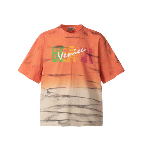 Unisex T-Shirts Old Orange Loose Short Sleeves
