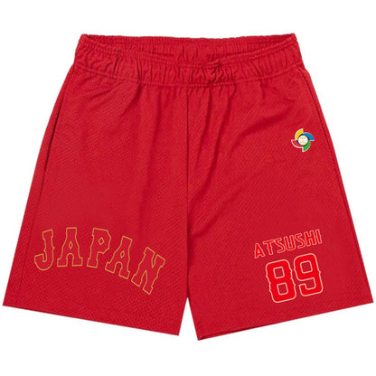 MLB Shorts WBC Otani Shohei No. 16 Ball Shirt Shorts Men's Summer Beach Pants Sports (Part 2)
