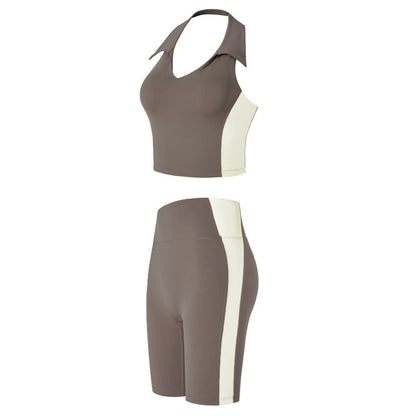 Women Yoga Sports Shorts Yoga Clothes Suit Quick-Drying Fitness Running