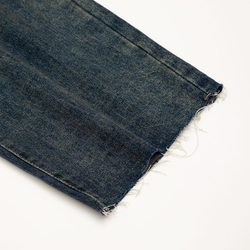Men Jeans Make Old Ripped Loose Trendy