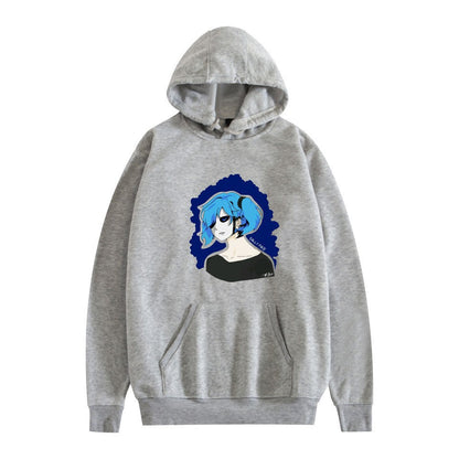 Sally Face Hoodie Sally Face Character Print Casual