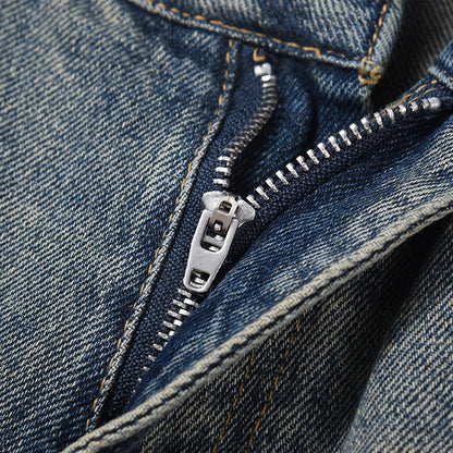 Men Jeans Old Retro Loose Casual