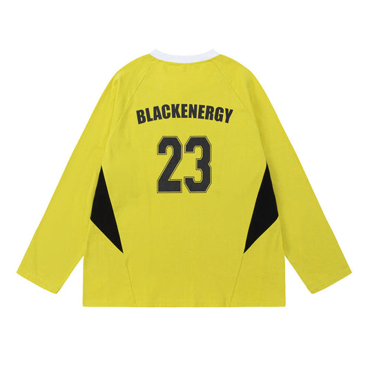 Men Long Sleeve T-Shirt Racing Printing Sports