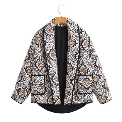 Women Cotton Coat Fashion Baggy Coat