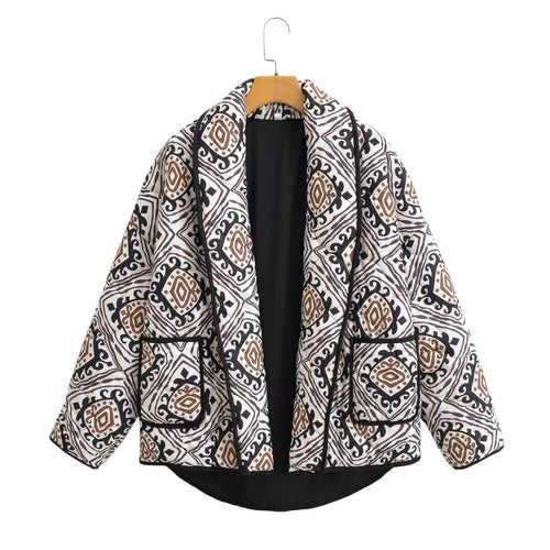 Women Cotton Coat Fashion Baggy Coat