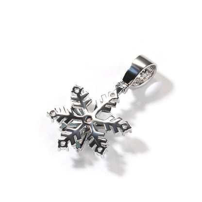 Jewelry Winter Rotating Snowflake Luminous Nightclub Versatile Jewelry St. Valentine's Spectrum Royalty Night light