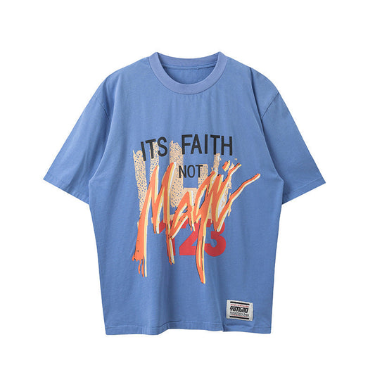 RRR123 T-shirt Unisex Distressed Loose T-shirt