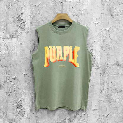 Purple Brand Tank T Shirts Sleeveless T-shirt Vest