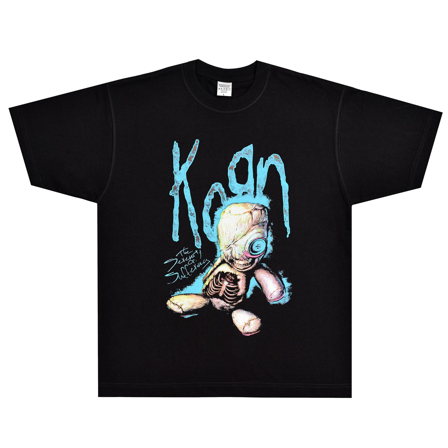 Rock Star T Shirt Korn Issues T-shirt Rock Band American Style Loose Vintage Short Sleeve