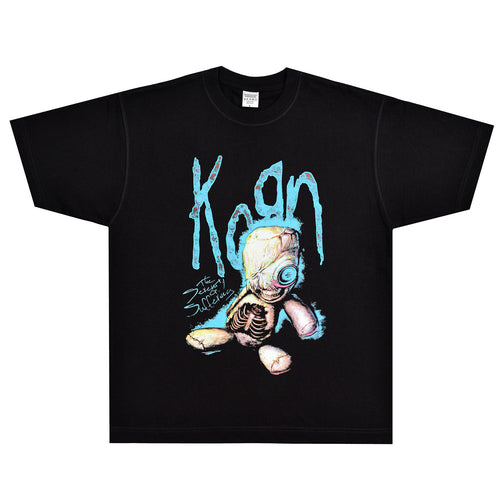 Rock Star T Shirt Korn Issues T-shirt Rock Band American Style Loose Vintage Short Sleeve