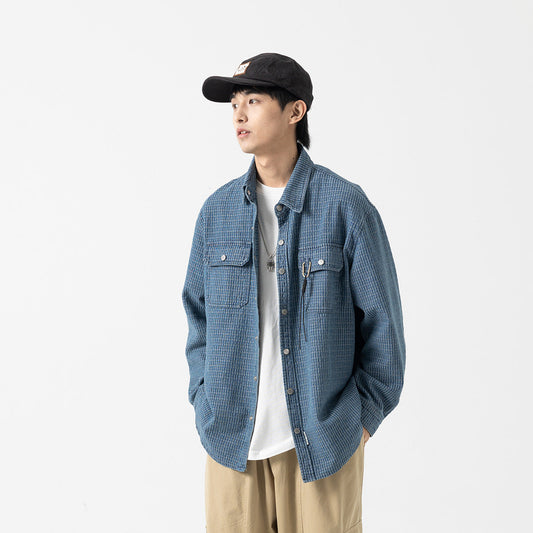 Unisex Shirt Retro Loose Casual