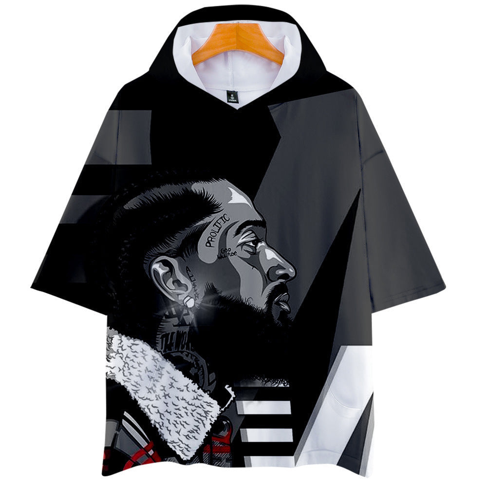 Nipsey Hussle T Shirts 3D Printed Hood T-shirt