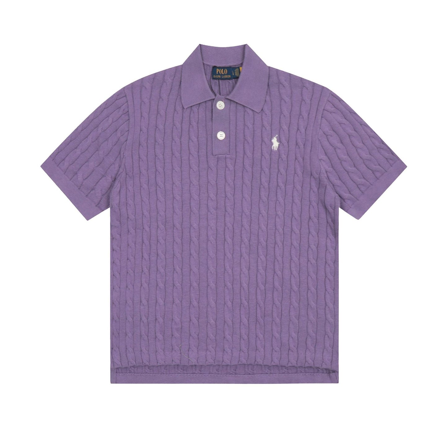 Ralph Lauren Knitted sweaters Ralph Lauren Knitted Short Sleeved Shirt POLO Lapel Knitted Short Sleeve Small Twist Lapel T-Shirt