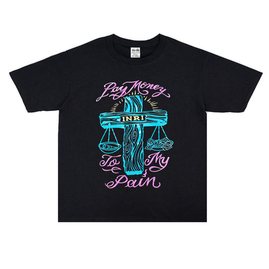 Rock Star T Shirt PTP Band Pay Money to My Pain Personalized Printed Loose Version T-shirt
