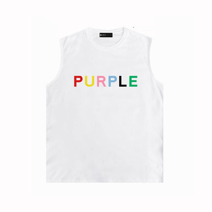 Purple Brand Tank T Shirts Sleeveless T-shirt Vest