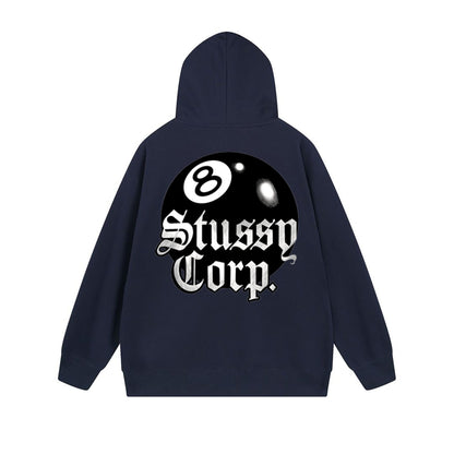 Stussy Hoodie Zip Cardigan Hooded Sweater