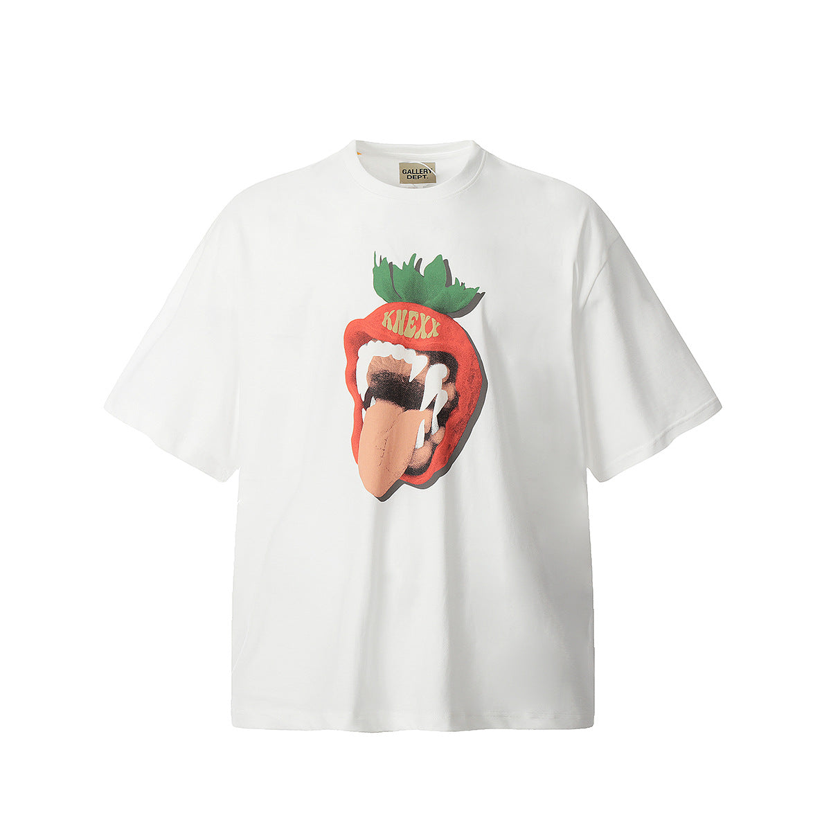 Unisex T-Shirts GALLERY DEPT Bigtooth Fun Printed Loose T-Shirt