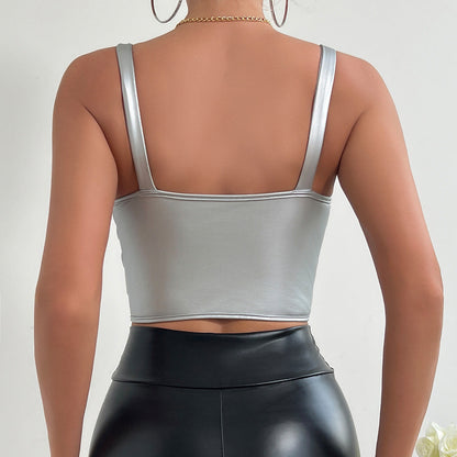 Women Party Tops Sexy Cutout Backless Underwaist