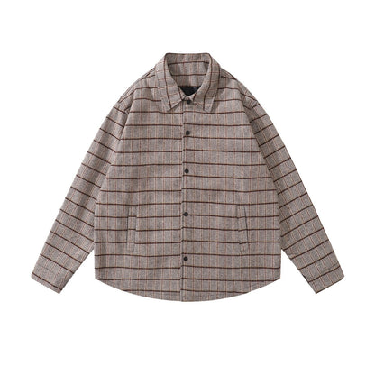 MIJKO Mens Jacket Plaid jacket