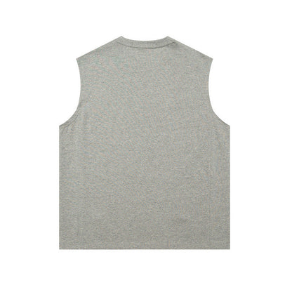 Women Vest Cotton Sports Vest Loose Sleeveless Basketball T-shirt
