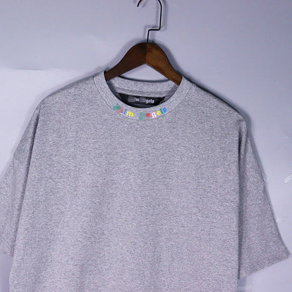 Palm Angle T Shirts Colorful Foam Logo Printing