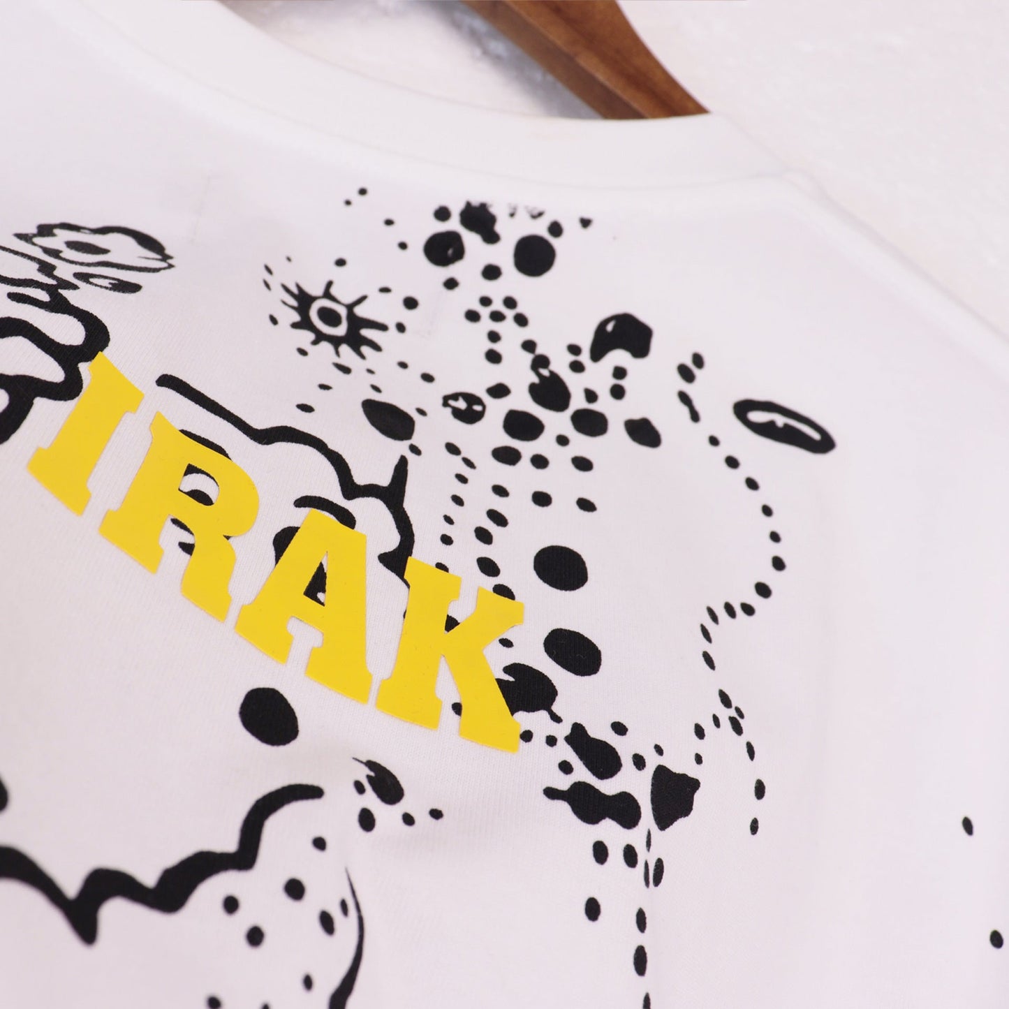 Denim Tears T Shirts D.T Kapok Full Printed Graffiti Printing Short Sleeve T-shirt