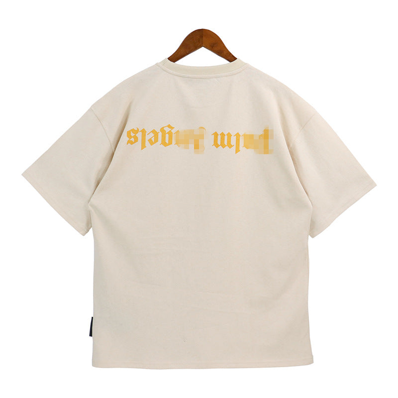 Palm Angle T Shirts Back Inverted Letters
