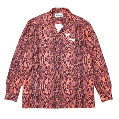 GUILTYPARTIES TIGER Shirts 21AW Classic Snake Print Long Sleeve Shirt