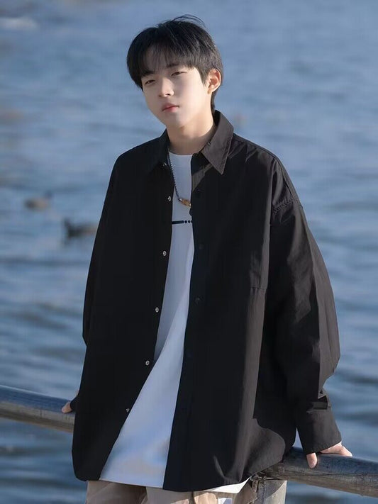 Men Shirts Fashionable Jacket Spring and Autumn