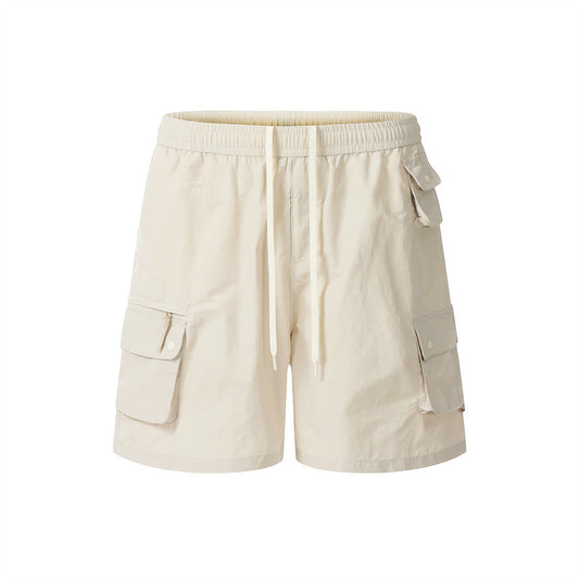 Men Shorts Multi-Pocket Shorts Tooling Style Loose Sports