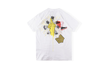 Cpfm T Shirt Portrait Printed Men's and Women's Short-Sleeved T-shirt