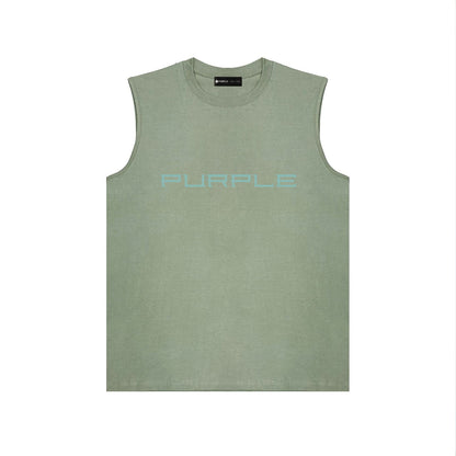 Purple Brand Tank T Shirts Sleeveless T-shirt Vest
