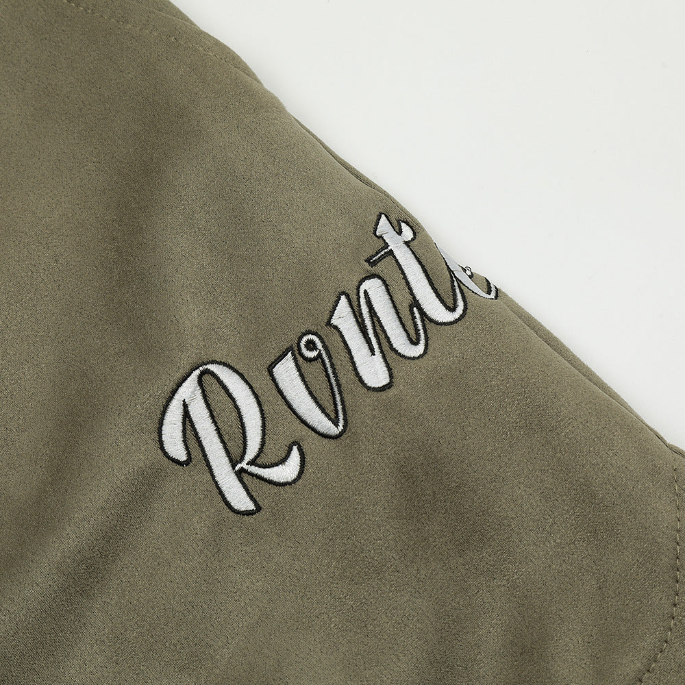Men Shorts Summer Exercise Shorts Loose Casual Embroidery